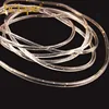 Glod glitter TPU plastic clear elastic cord string