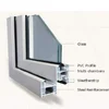 China factory upvc casement windows pvc profile window and door