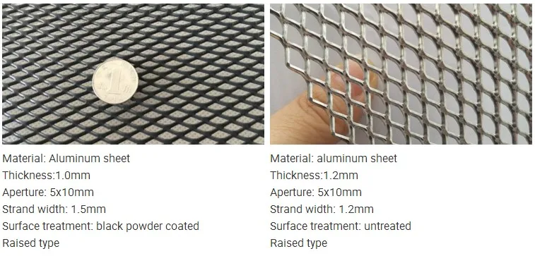 0.5mm 0.7mm 1mm Aluminum expanded metal mesh screen gutter guard mesh ...