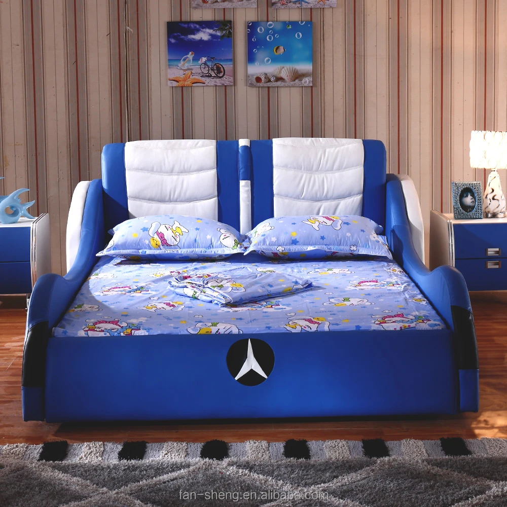 Fansheng bmw auto stijl kinderen bed, volwassen kinderen auto bed ... Bed voor twee peuters