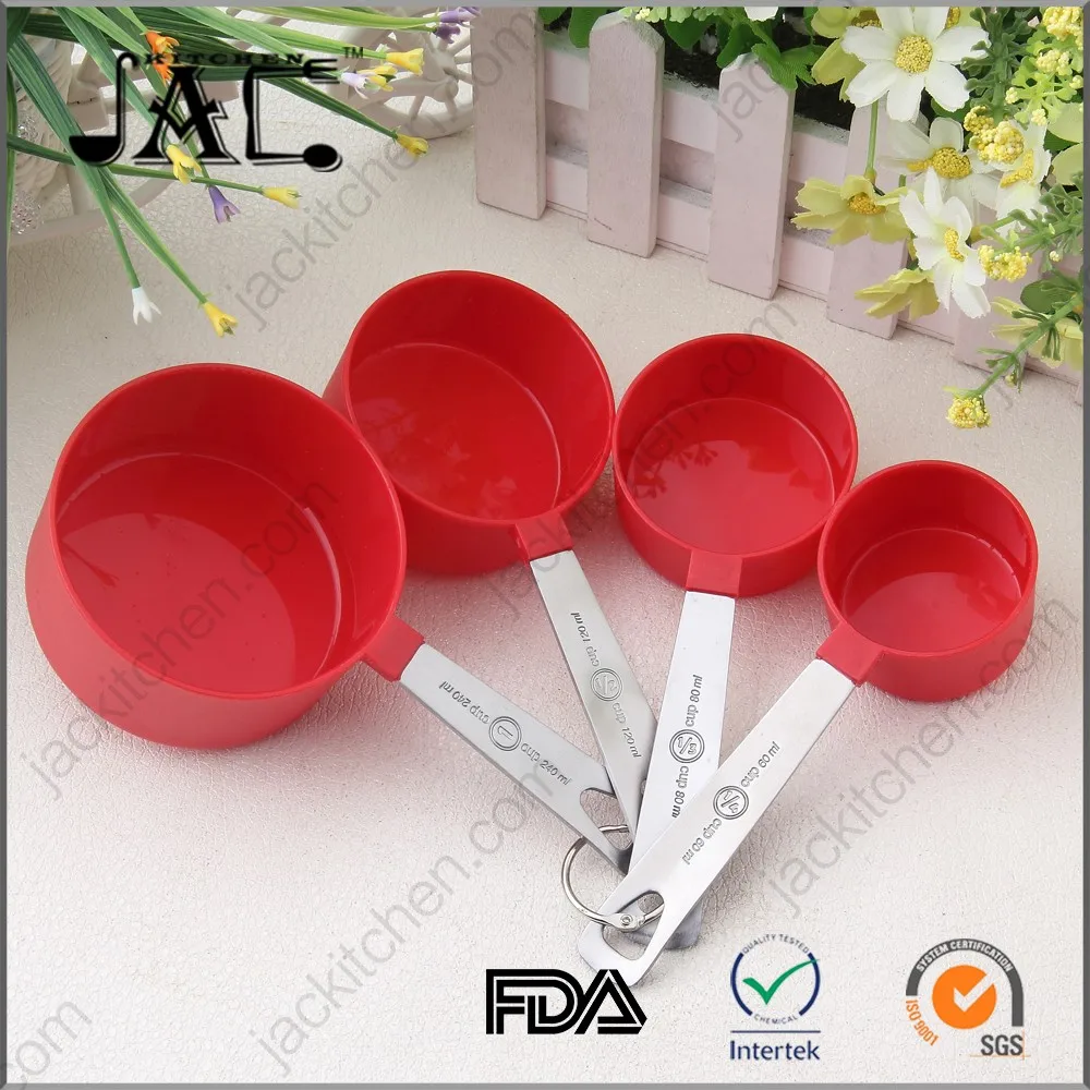 Food Grade Plastic Measuring Cup of 4 Different Size