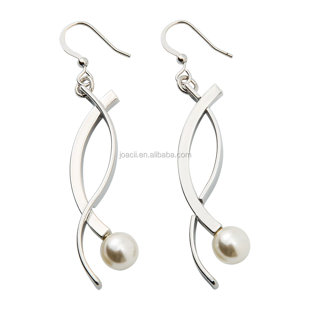 Joacii Customs Jewelry New Fashion Simple Earring Designs Copper Earrings for Women