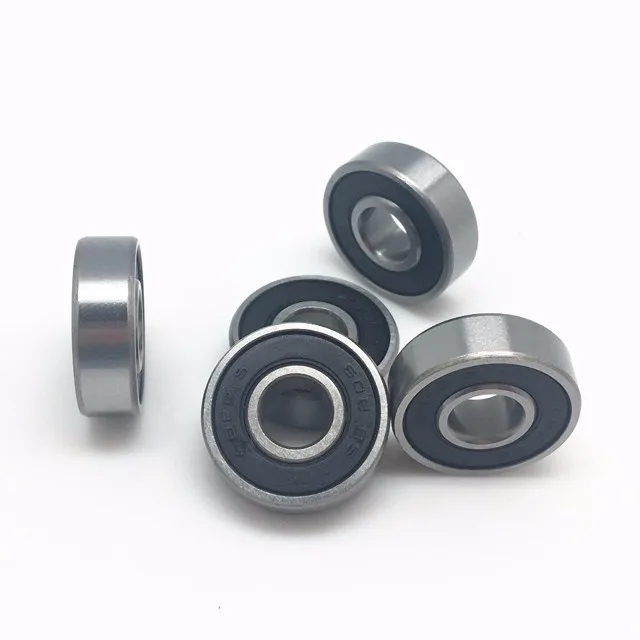 High Quality Skateboard Bearings Rubber Seal Bearings Carbon Chrome