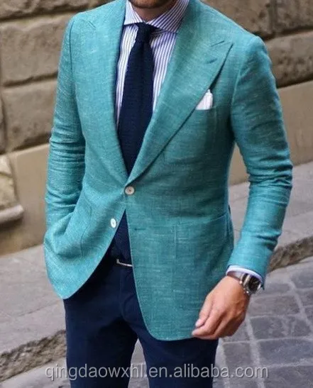 blue pent coat