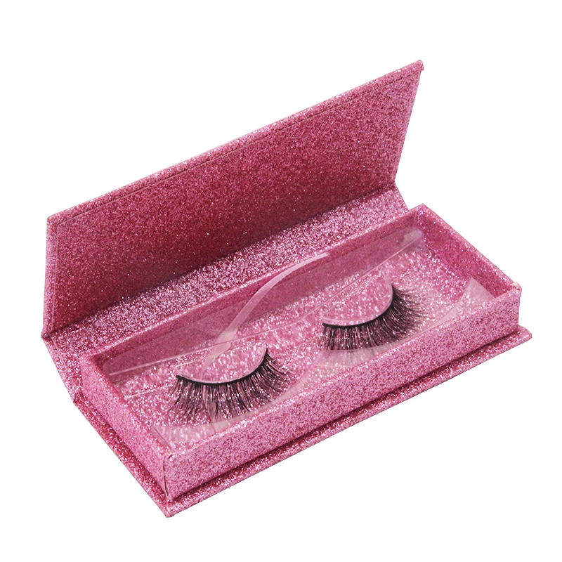 Pink Eyelash Packaging Box Private Label Eyelash Box Packaging For Mink