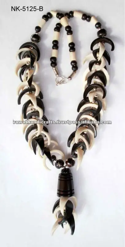 Bone Beads Necklace Jewelry Fashion Costume Imitation Artificial Indian Handmade Handicrafts Beaded Jewellery Bone Beads Necklace Jewelry Fashion Costume Imitation Artificial Indian Handmade Handicrafts Beaded Jewellery