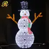 Christmas mall decorations lighted snowman indoor outdoor