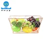 Electroplated wrought iron basket stand home goods wire basket for sale