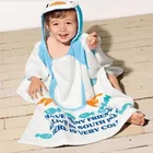 animal kids bathrobe cotton cartoon bathrobe twels baby bathrobe