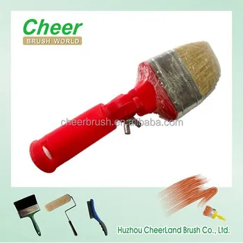 Telescopic paint brush pole