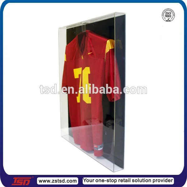 Clear Acrylic Jersey Display Case,Clothing Store Showcase,Jersey