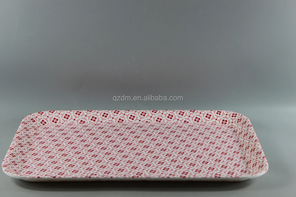 17 Inch Melamine Large Tray For Home Use
