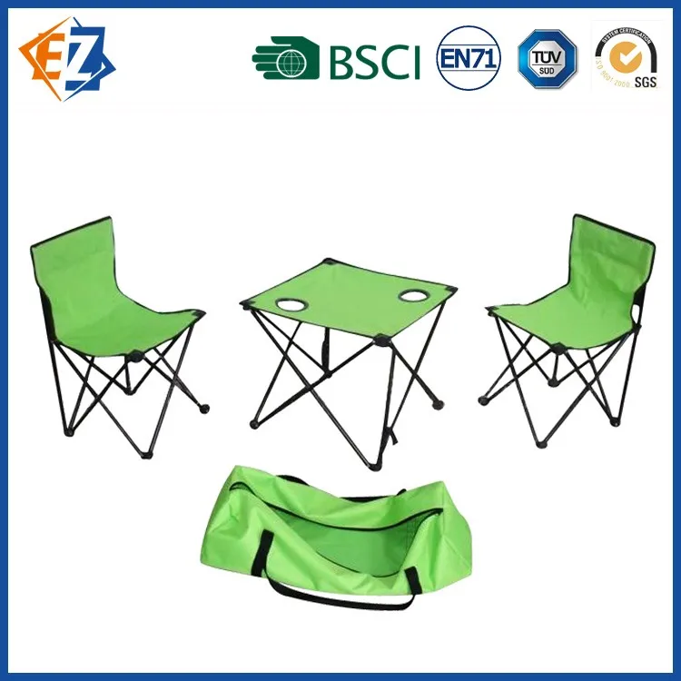 Kids Camping Chair Table Set With Cup Holder And Carry Bag Buy Kids