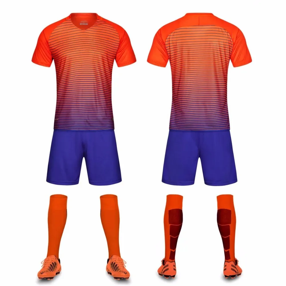 2019 Top Quality Soccer Jersey Custom Soccer Uniform Kit Blank Soccer ...