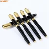 Classical luxury black and gold color metal fountain pen
