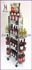 Free Standing Promotion Soft Drinks Display Rack/Supermarket juice Display Shelf/OEM metal beverage display stand