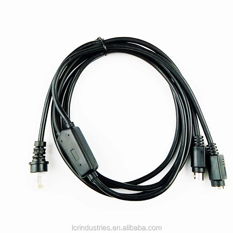 Black Type A 2.9m Honeywell Coiled Host Power Cable 53-53235-n-3-fr ...