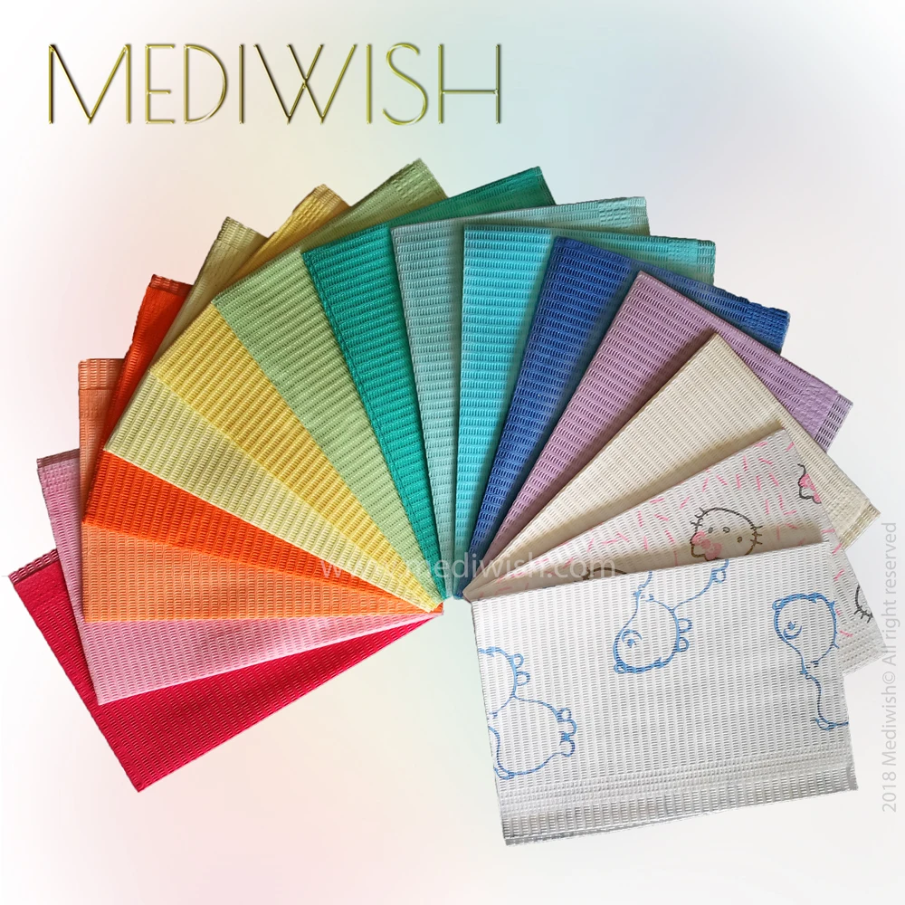 New colors paper bibs for children