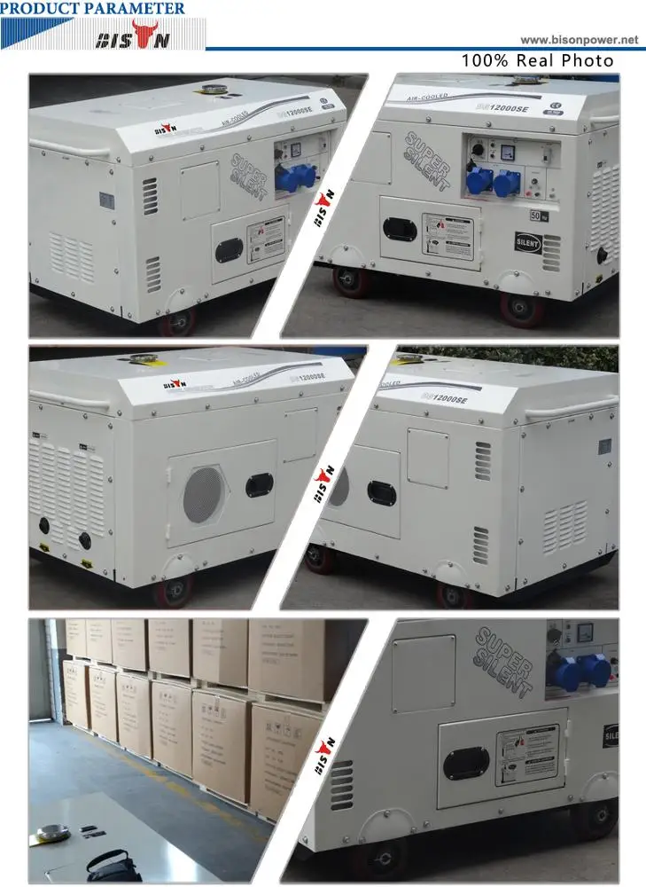 Aircooled 10 Kva Sound Proof Diesel Generator,10kw Diesel Engine