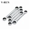 Double End Wrench Ratchet Gear Ring Spanner