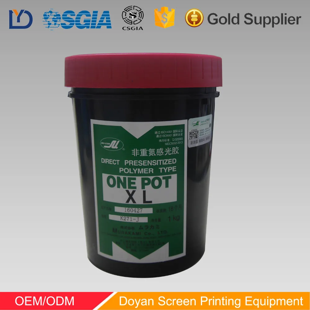 Cheap Price Murakami Agent One Pot Photo Emulsion For Screen Printing