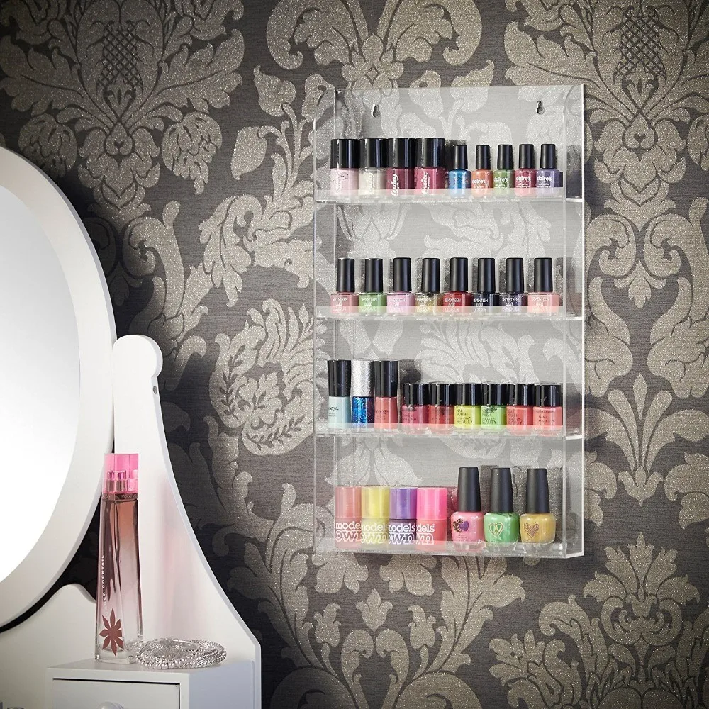 Factory Direct Acrylic Wall Mounted Storage Organizer Display Stand