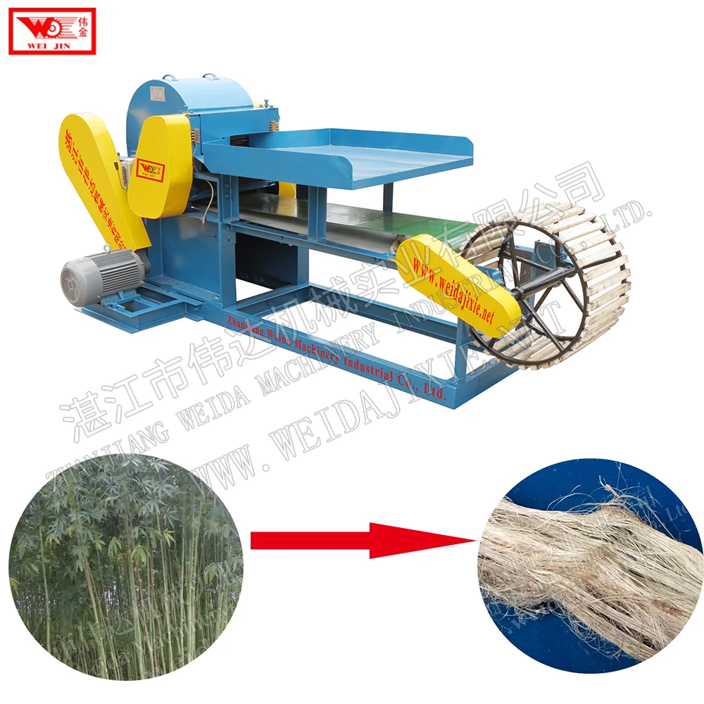 Automatic Natural Fiber Processing Machine/ Sisal Jute Hemp Pineapple