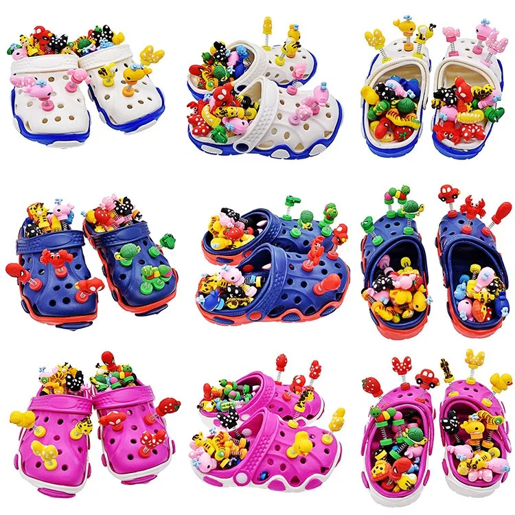 New Trend Light Up Charms Mickey Pvc Led Shoe Charms/jibbitz Charm