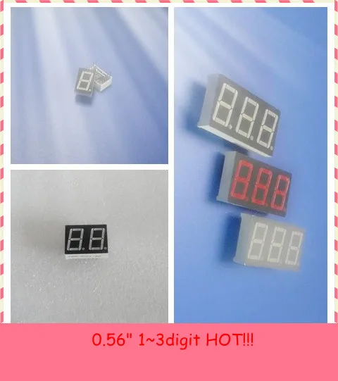 5 inch display 7 segment led digital 1 single digit big module
