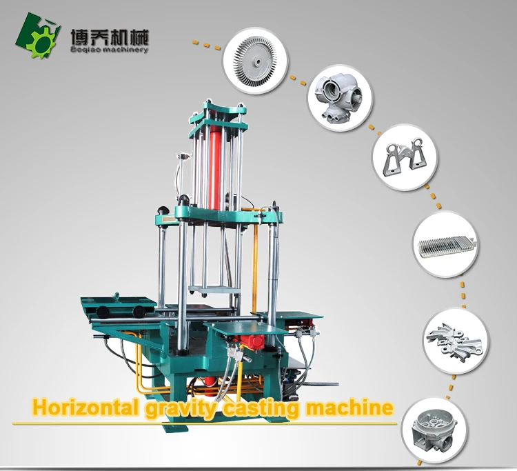 horizontal gravity die casting machine