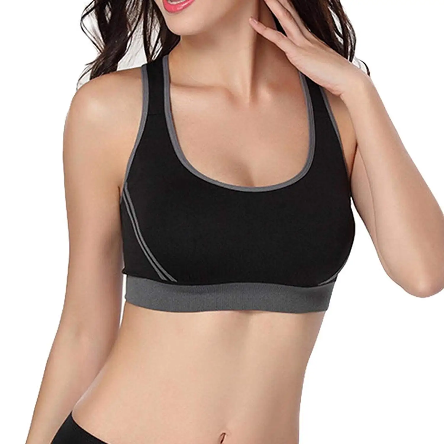 built in bra exercise tops