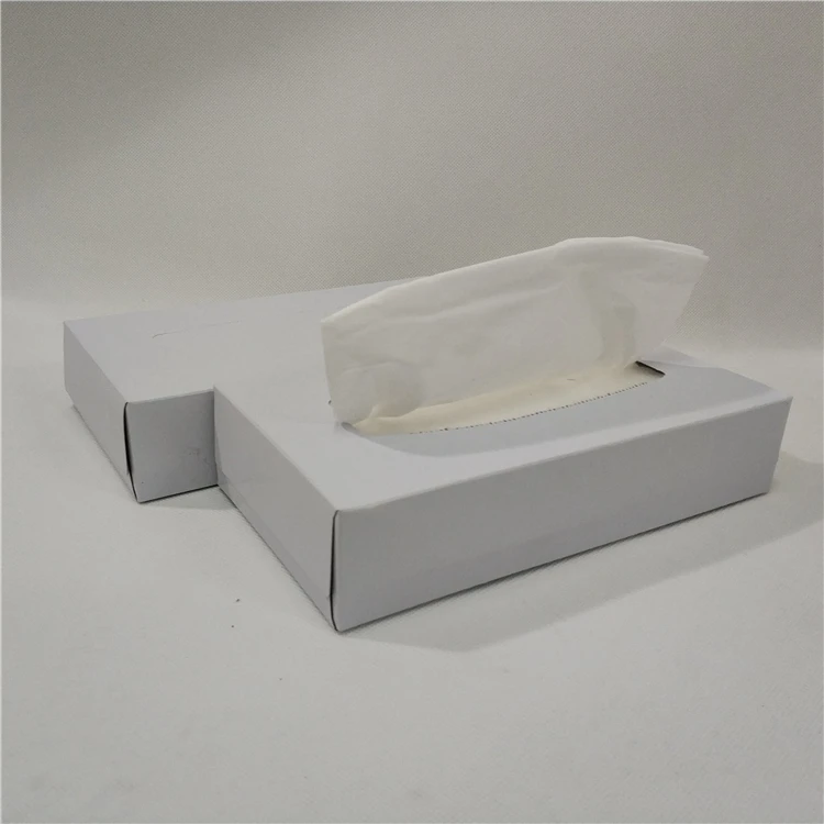 100 Sheets Flat Box Facial Tissue Virgin Wood Pulp Good Quality Facial