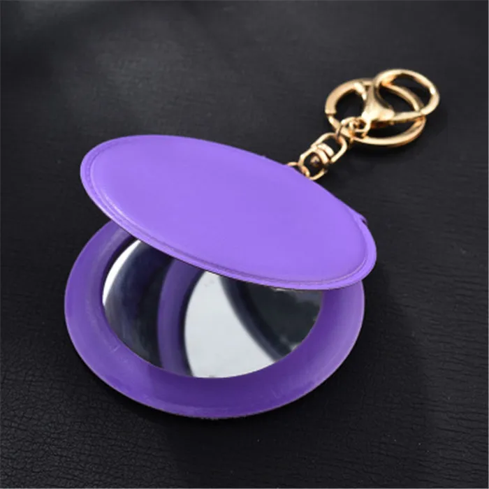 Cosmetic Mirror Keychain Mini Round Mirror Key Chain - Buy Cosmetic ...