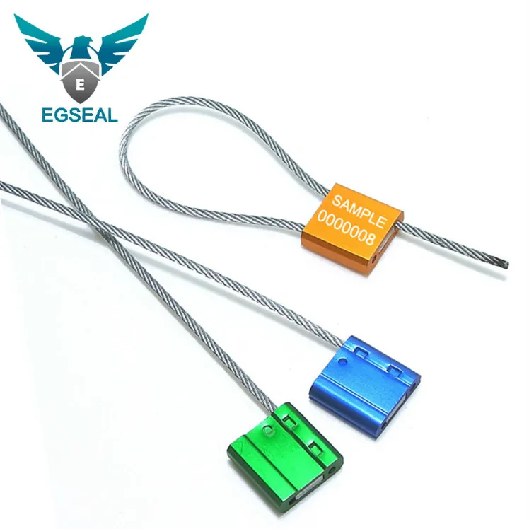 2mm Pull Tight Wire Lead Seal Steel Security Container Cable Seal For