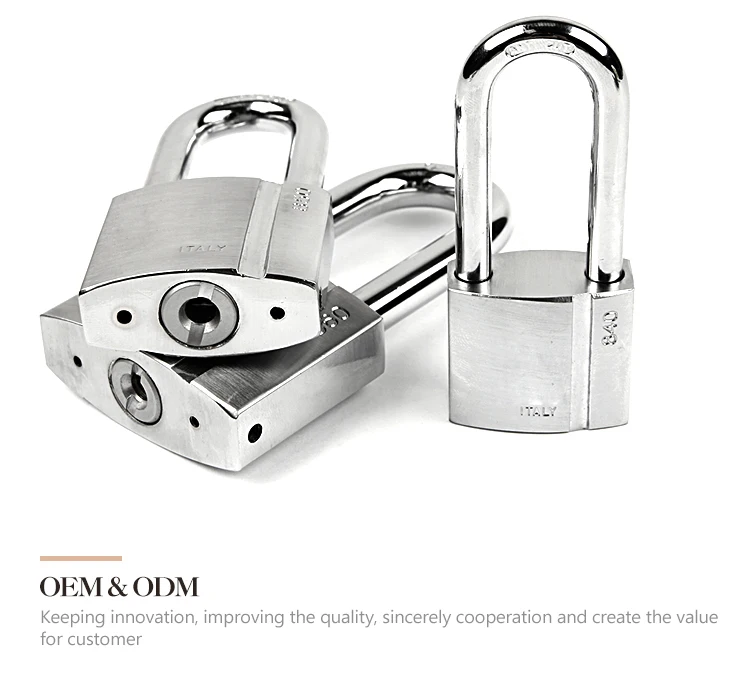 34mm Unbreakable Lock Padlock Low Carbon Steel Key Safe Padlock Gate