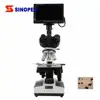Laboratory With Display Lcd Screen Micro Scope Digital Miscrosgope Fiber Optic Binocular Microsgope
