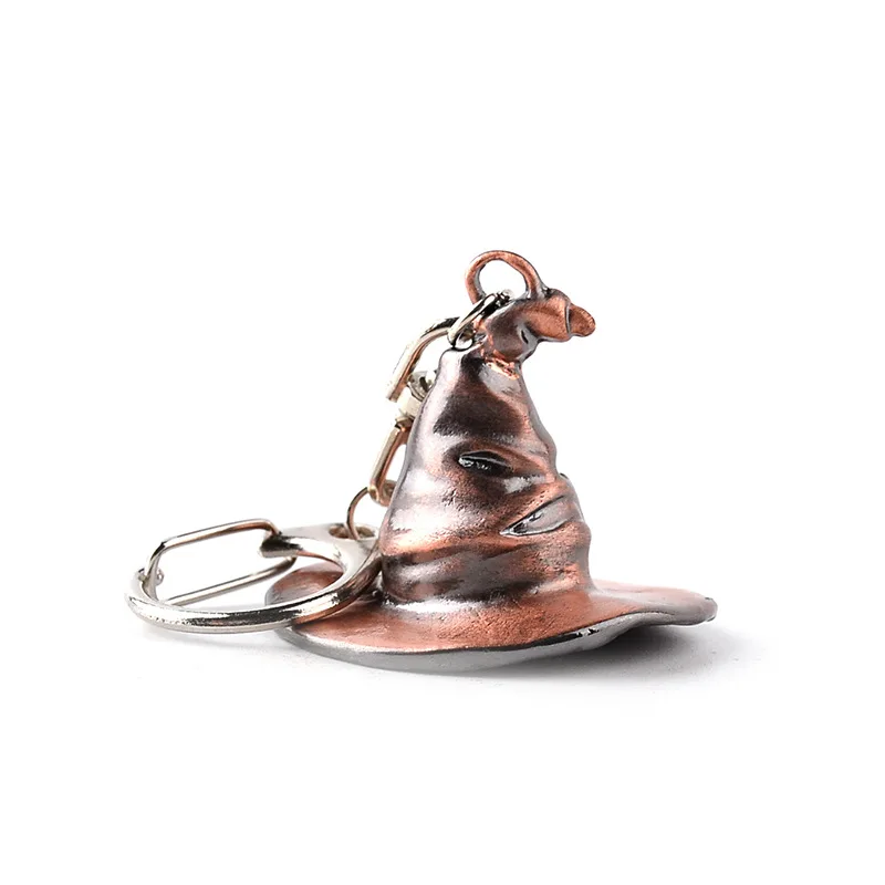 unique the sorting hat keychain vintage magic cap hat key chain