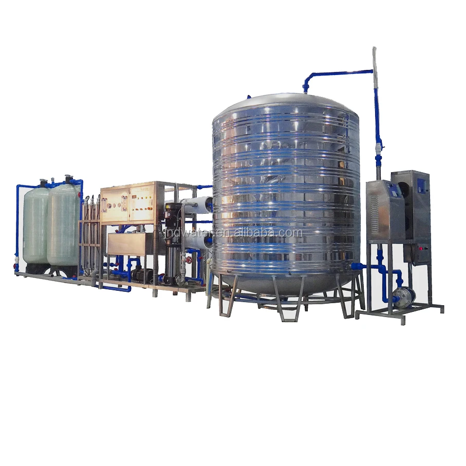 Automatic high efficiency Stainless steel tank RO system  Drinking water treatment machine