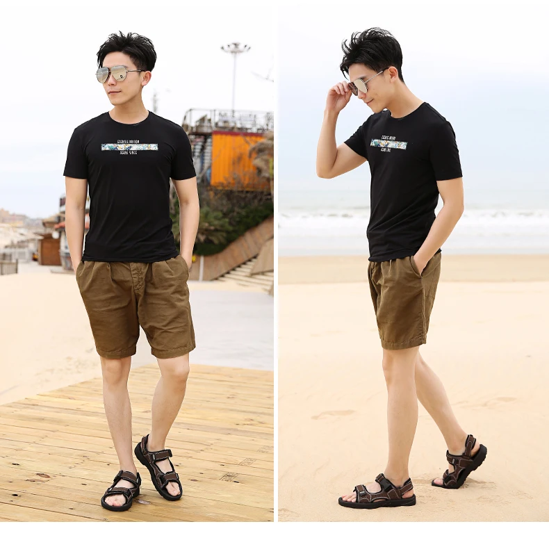 Men's Slipper Kito Beach Sole Thailand Leather And Thick Men Sho Turkey Sandal For Man