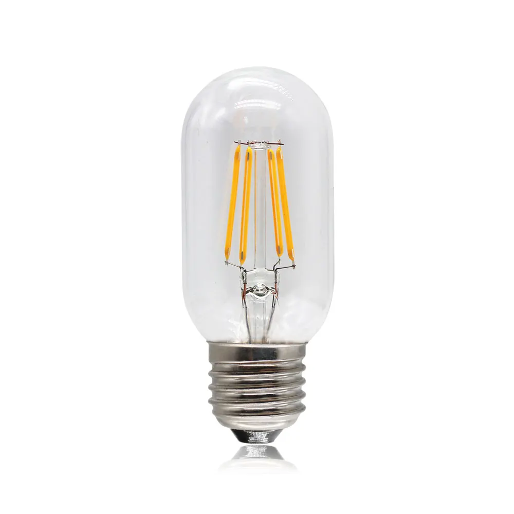 E26 E27 2700K Warm White 600LM Medium Base Lamp T45 Dimmable Edison Style Antique LED Filament Tubular Light Bulb