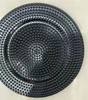 13 inch 33cm round black pp plastic wedding plates