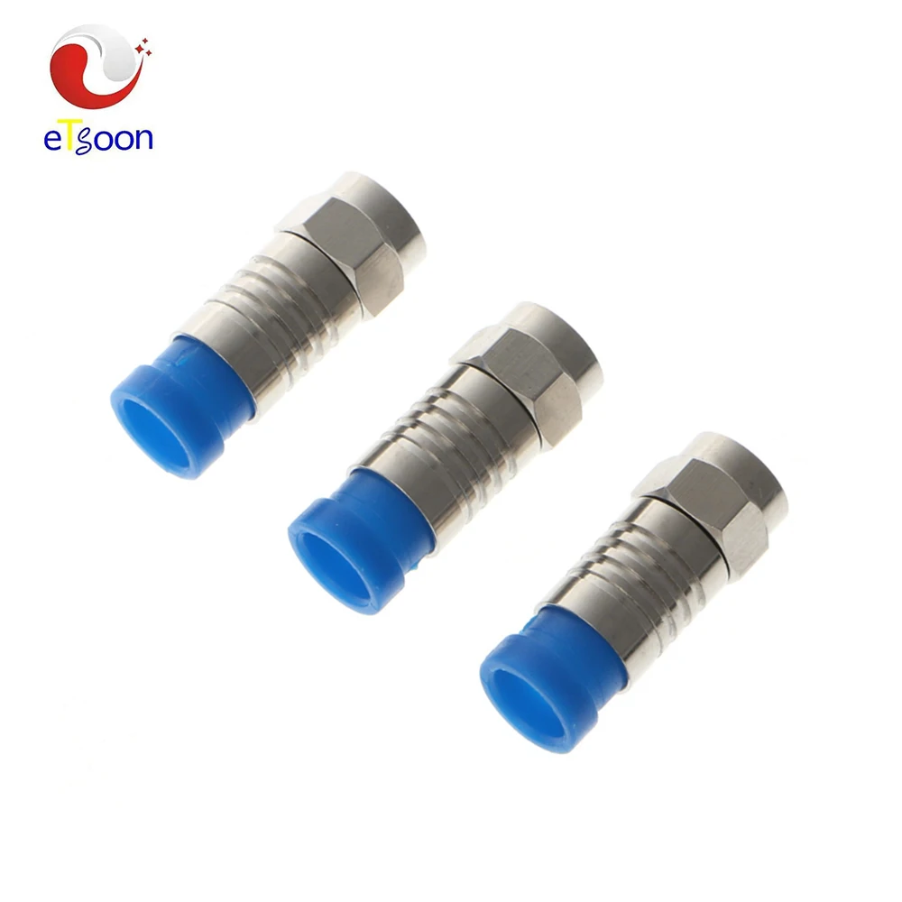 High Quality Rg6 Coax Compression Cable F Male Connector Buy Coax