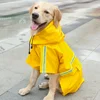 Dog raincoat rain clothes for Large Dogs Raincoats Light weight Rain Jackets pets supplies ready to ship