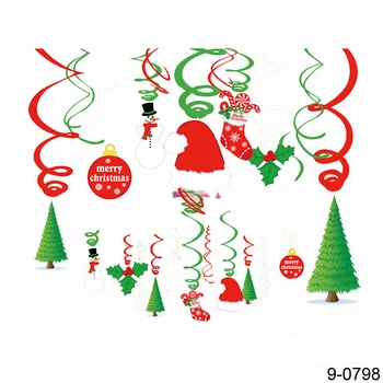 Christmas Party Decoration Items Ceiling Hanging Swirl Hanging Christmas Decorations View Hanging Christmas Decorations Microstar Product Details