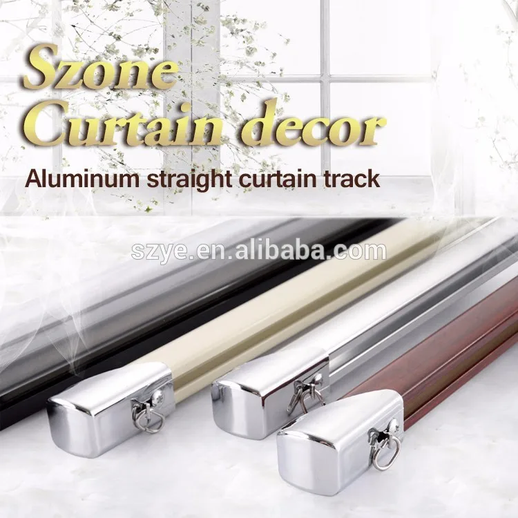 hochwertige decke design aluminium vorhangschiene mit flaschenzug