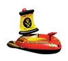 Water riding inflatable project & pool floating item children's water pirate ship floating equipment