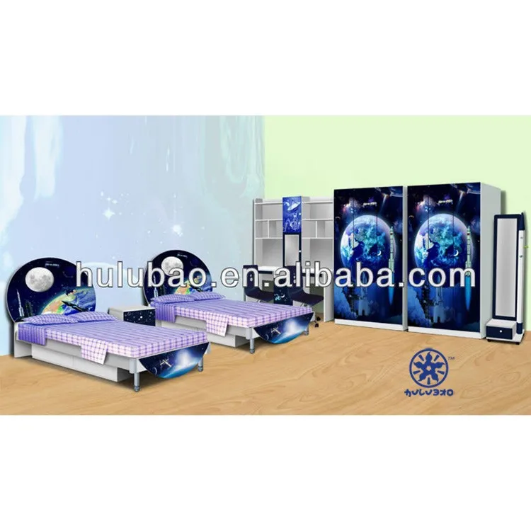 Niños muebles de dormitorio conjunto barato niñas cama/juego de ...