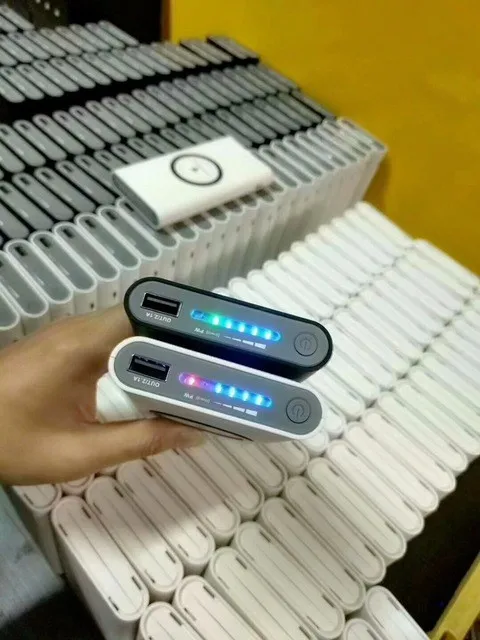 logo custom portable Qi standard mobile phone wireless charger slim power bank 10000mah with lcd display - ANKUX.COM