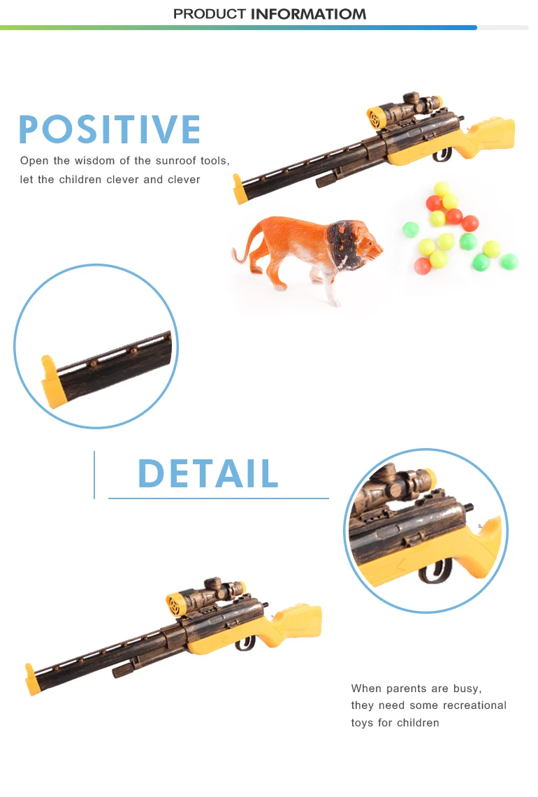 Hot Selling Kids Plastic Powerful Shooting Ping Pong Ball Bullet Toy