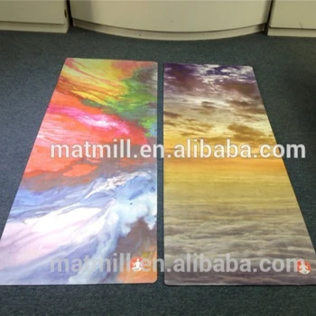 Yoga Mat Screen Printing Gym Mat With Strap Cheap Custom Printed